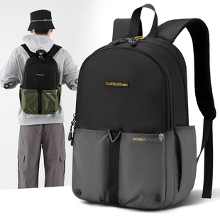 潮流初中高中大学生书包 大容量运动旅行包电脑背包时尚 双肩包男士