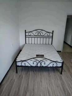 双人床现在单人床网红铁床1.5米1.8米双人床 铁艺床单人床 欧式