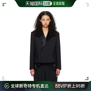 女士 黑色双排扣西装 外套 Sacai 香港直邮潮奢