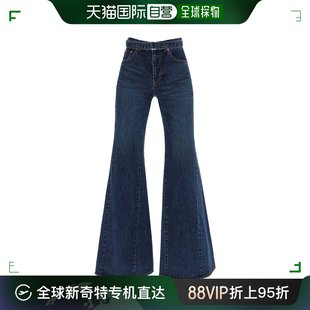 jeans 香港直邮潮奢 2407290 matching Sacai 靴形剪短皮带 女士