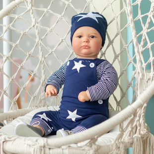 60厘米仿真婴儿重生娃娃约瑟夫Joseph 童装 6个月男宝宝 模特3