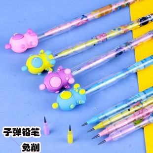 宇航员免削下蛋铅笔小学生专用子弹铅笔太空儿童礼物文具礼物铅笔