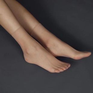 短丝袜女黑色肉色袜透明防勾丝对对袜 20双春夏天鹅绒包芯丝薄款