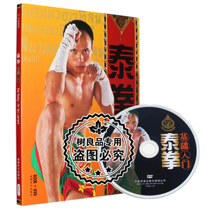 泰拳基础入门自由搏击格斗训练拳击教学视频教程书籍DVD光盘 正版