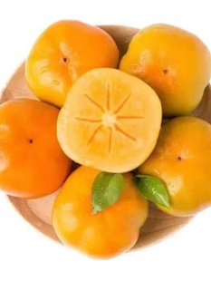 3斤5斤9斤新鲜水果产地直发 广西桂林恭城脆柿大果真空独立包装
