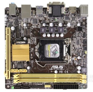 ITX PLUS集成主板 H81I 华硕 17x17cm USB3 1150针Asus H81 爆新