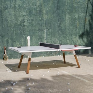 家用实木制标准乒乓球桌室内可折叠专业比赛家庭乒乓球台 BVM简世