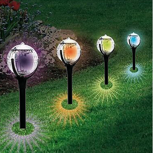 路灯 创意魔力球家用庭院灯 花园装 饰灯 户外太阳能草坪灯 新款