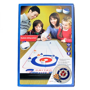 冰壶球桌面玩具保龄球亲子便携桌游成人竞技娱乐打发时间冰壶保龄