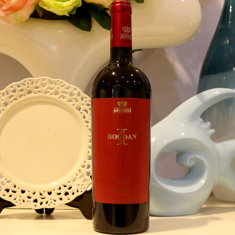 2014赤霞珠干红 波格丹一世红葡萄酒750ML 摩尔多瓦原瓶进口红酒