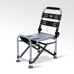 金阁钓椅23D多功能四脚可升降折叠便携全地形硬面骑士椅垂钓椅