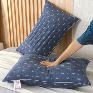 家用枕头 成人护颈椎枕芯单人学生双人两用枕一只装 荞麦枕头一对装