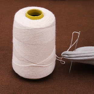手工家用手缝针线大卷缝衣线粗线大卷粗缝衣线 缝被子线白棉线老式