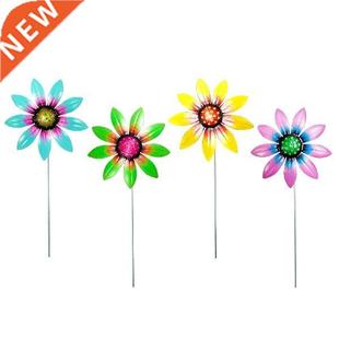 Colorful Look Decorative Garden Art Stakes Suower