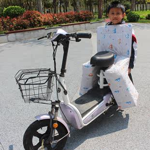 遮阳亲子踏板摩托瓶护腿 电动车后座防晒罩薄款 儿童挡风被春秋夏季