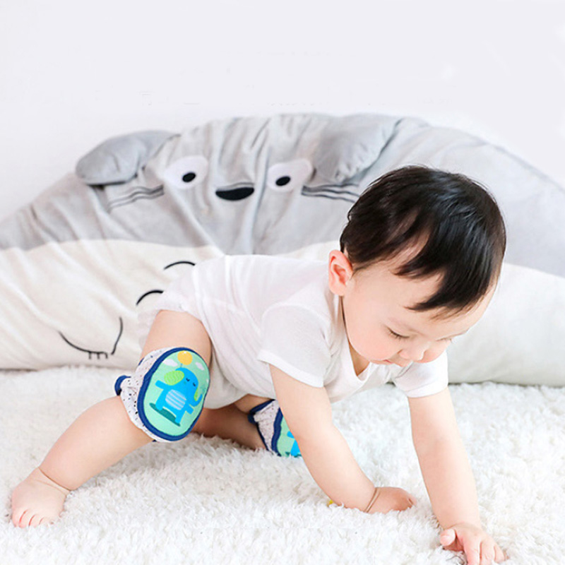 婴幼儿防摔护膝宝宝学步爬行护腿套儿童膝盖防滑防磨护套棉质透气
