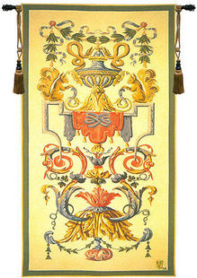 Vicomte法国中世纪纹章装 饰编织壁挂挂毯客厅欧式 Vaux 代购