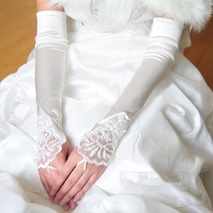 新款 过肘韩式 加长新娘手套秋冬季 婚纱配件 婚纱手套婚礼手袖
