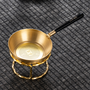 茶滤器滤茶器 茶叶过滤网功夫茶具配件茶滤创意日式 纯铜茶漏网套装