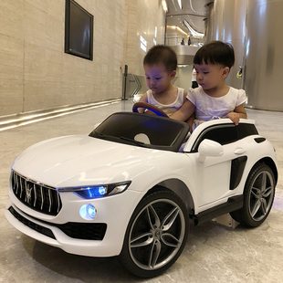 儿童电动车四轮四驱带遥控汽车可坐人小孩宝宝玩具车充电童车大号