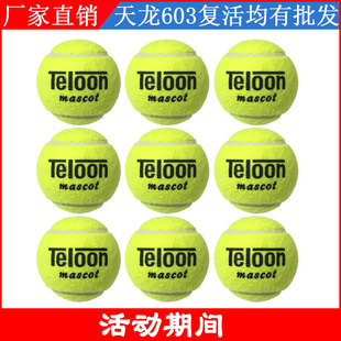 耐磨 网球训练球603rising801ace初学比赛网球袋装 Teloon天龙正品