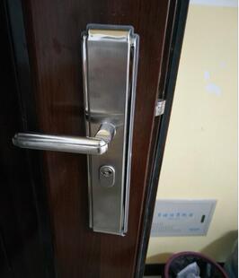 防盗门锁拉手不生锈通用型大门防盗门把手入户门304全不锈钢