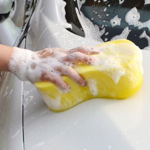 洗车工具用品 车用 汽车洗车擦车海绵特大号加厚8字珊瑚刷车打蜡