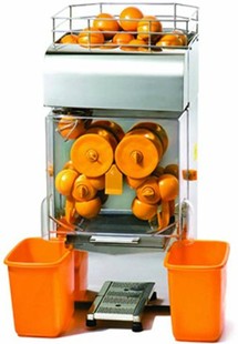 全自动商用榨橙汁机2000E 压汁机 榨橙机 大型橙子榨汁机