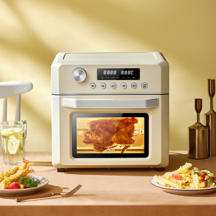 ACA电烤箱家用烘焙多功能全自动迷你智能空气炸锅18L升迷你小烤箱