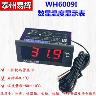 WH6009I测温仪电子数显温度计汽车冷库高精度小型温度表12V220V
