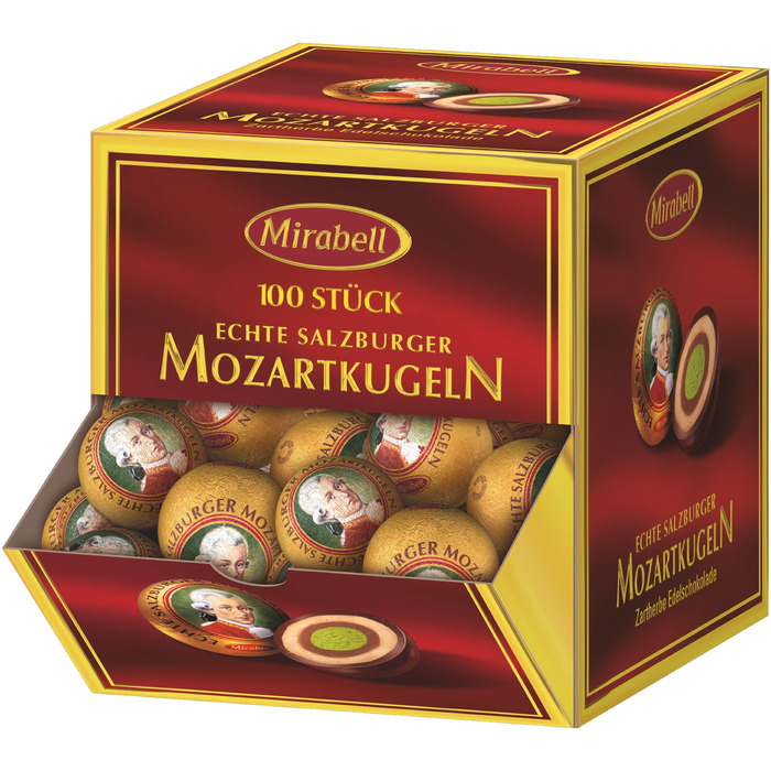 奥地利进口Mirabell 莫扎特巧克力球礼盒装 萨尔茨堡 100颗 Mozart