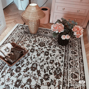 地毯客厅奢华高档地毯卧室床边毯复古波斯风大面积满铺定做 欧美式