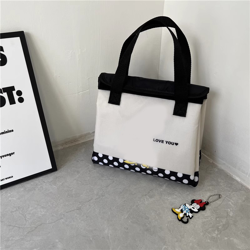 多功能可爱卡通可折叠手提饭盒袋便当包野餐垫 出日本杂志附录款