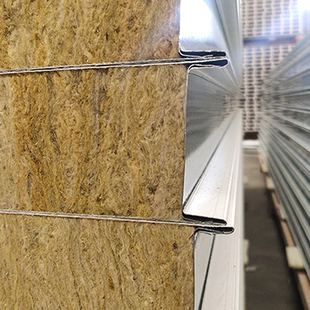 机制岩棉夹芯板防火外墙岩棉彩钢板净化保温工程隔墙板