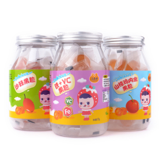 江南好山楂鸡内金 沙棘果粒120g罐独立包装 果糕类儿童零食 铁
