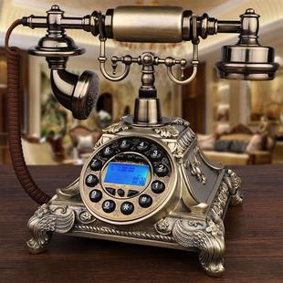 创意旋转电话复古无线电话 复古电话机座机家用仿古电话机时尚 欧式