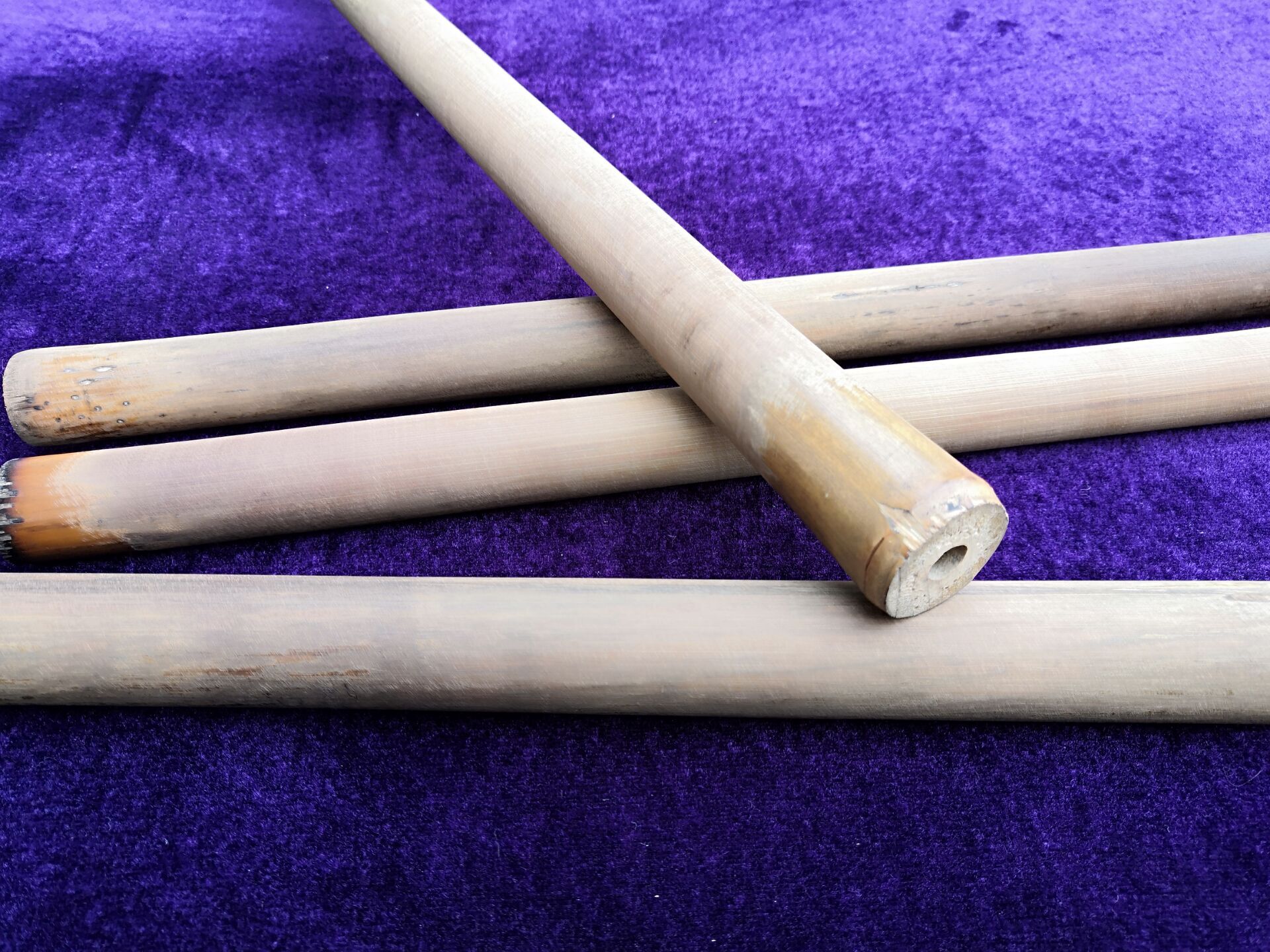 笛子竹笛DIY半成品笛子材料刮皮去皮竹子已粗磨