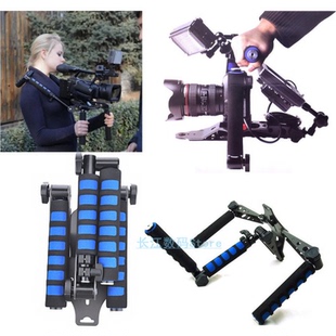 DV摄像机相机摄影配件肩扛低拍支架 富莱仕肩托手持稳定器单反5D2