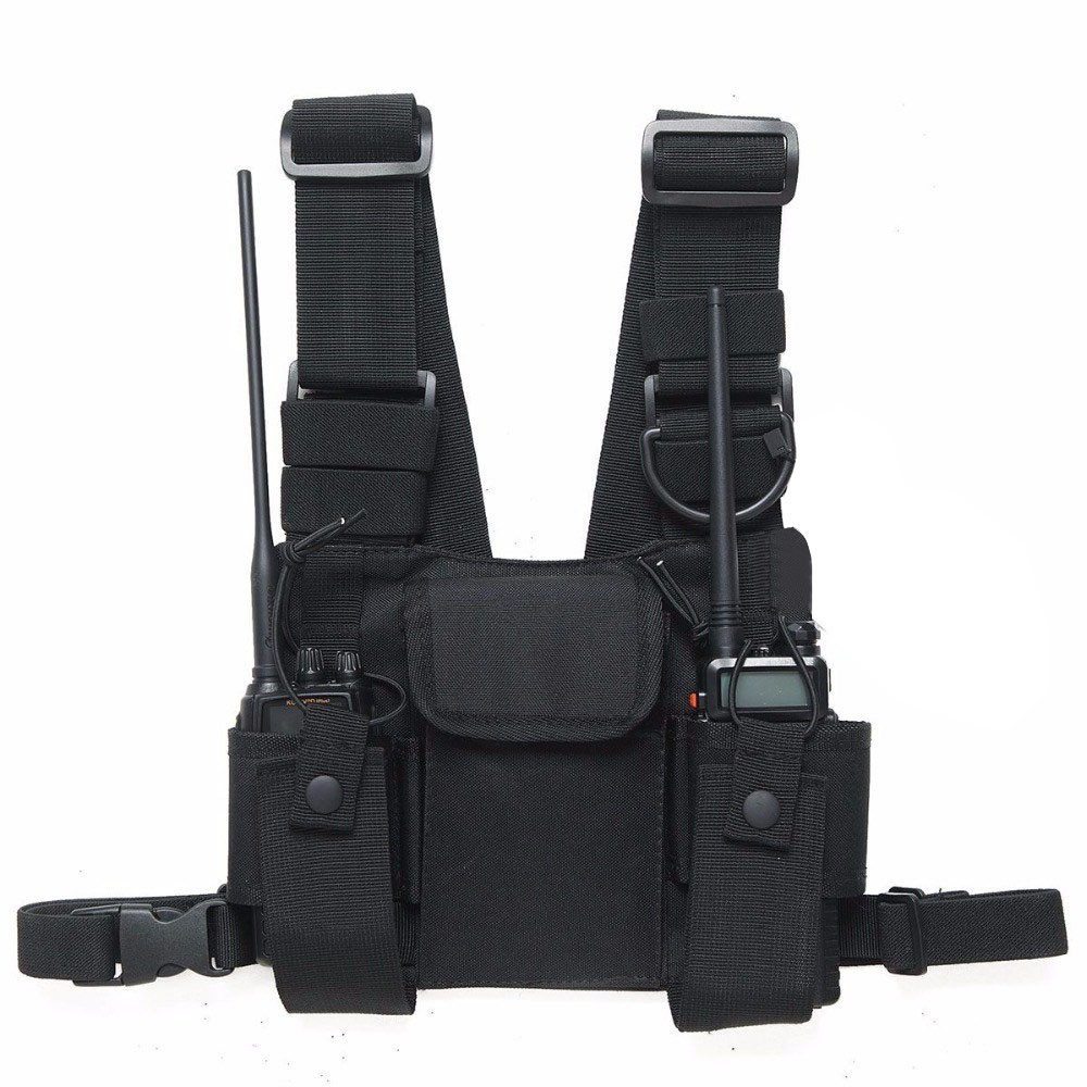 bag rig ins潮牌战术背心马甲包胸包多口袋多功能对讲机chest