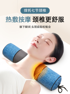 颈椎枕荞麦皮劲椎睡觉专用成人男助睡眠糖果圆柱小护颈枕头硬整头