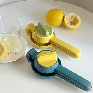 家用柠檬手动榨汁器橙汁按压器厨房小工具便携果汁神器 ins韩式