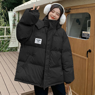 棉服女冬季 2022年新款 宽松棉衣外套加厚小个子面包服 羽绒棉袄韩版