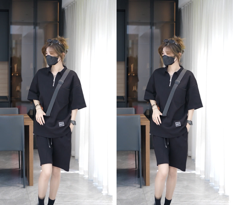 青春流行百搭休闲两件套JINSHAN 套装 男潮流夏季 新款 短袖 帅气韩版