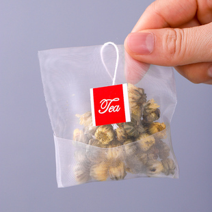 自封泡茶袋尼龙DIY茶包袋 食品级反折一次性茶包过滤袋空茶叶包装