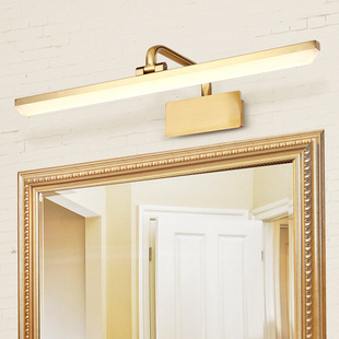 镜灯浴室卫生间镜柜灯具防水LED梳妆台化妆灯 镜前灯led欧式 美式
