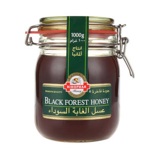 进口碧欧坊黑森林蜂蜜1000 部分结晶有效期2025.11德国液态蜜原装