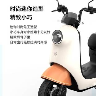 两轮踏板电瓶车 爱玛露娜W290石墨烯电池成人电动车新国标晴天时尚