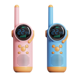 儿童对讲机亲子可爱卡通无线移动电话通话户外玩具USB充电对机讲
