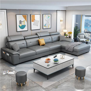 北欧现代简约布艺沙发客厅家具经济型小户型家用极简贵妃沙发组合