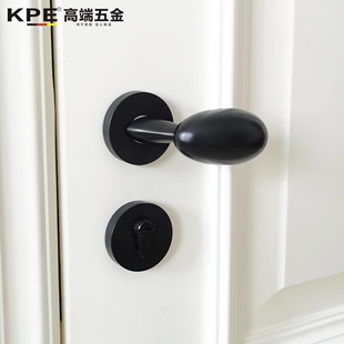 金色门锁磁室内吸门锁简约房间门锁卧室静音门把手球形锁具通用型